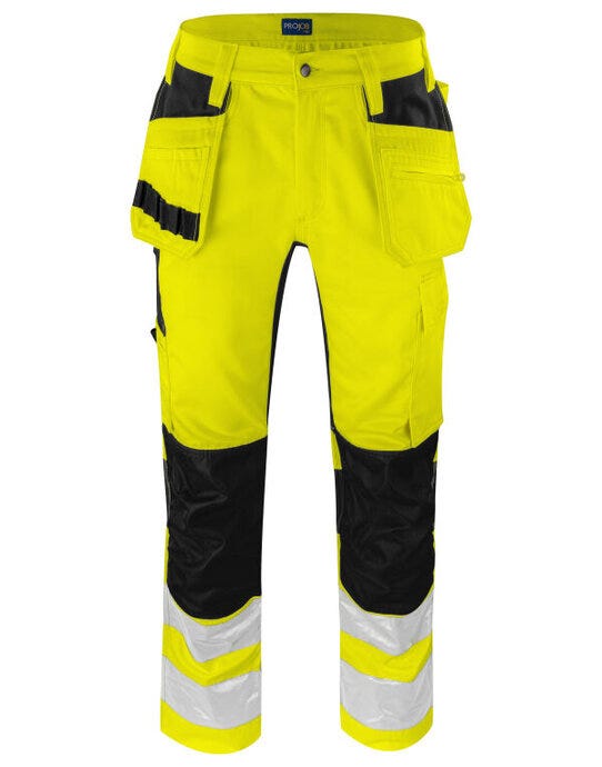 ProJob Workwear ProJob Prio 6570 Waispant Stretch Class2 - Yellow/Black