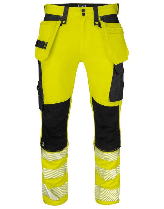 ProJob Workwear ProJob 6571 Waistpant Stretch Class 2 - Yellow/Black