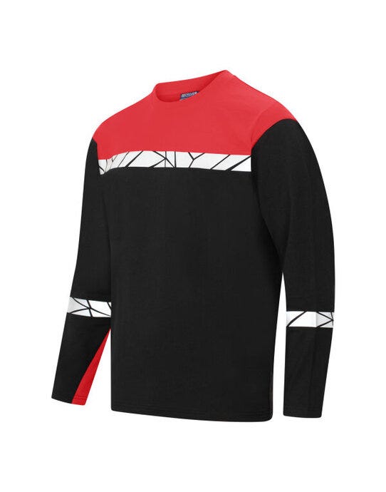 ProJob Workwear ProJob Progression 7002 LS T-Shirt - Black/Red