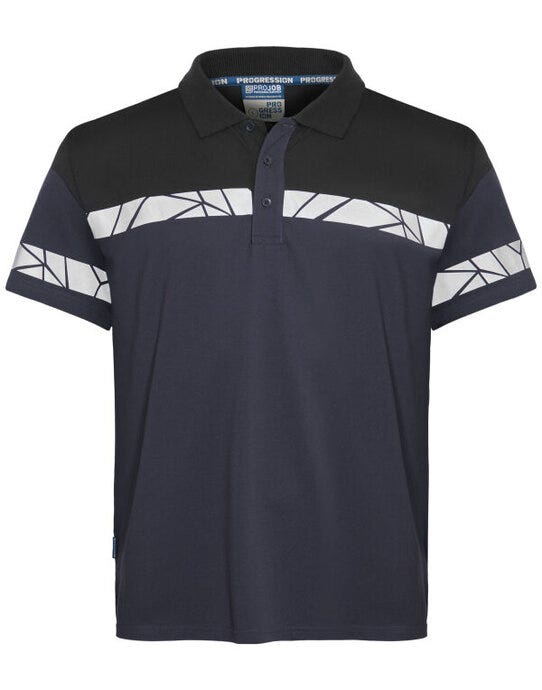 ProJob Workwear ProJob Progression 7003 Pique Polo - Navy/Black