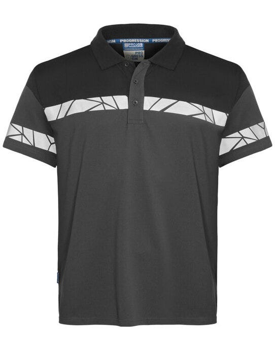 ProJob Workwear ProJob Progression 7003 Pique Polo - Grey/Black