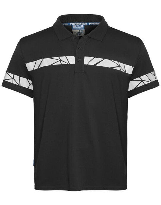 ProJob Workwear ProJob Progression 7003 Pique Polo - Black/Black