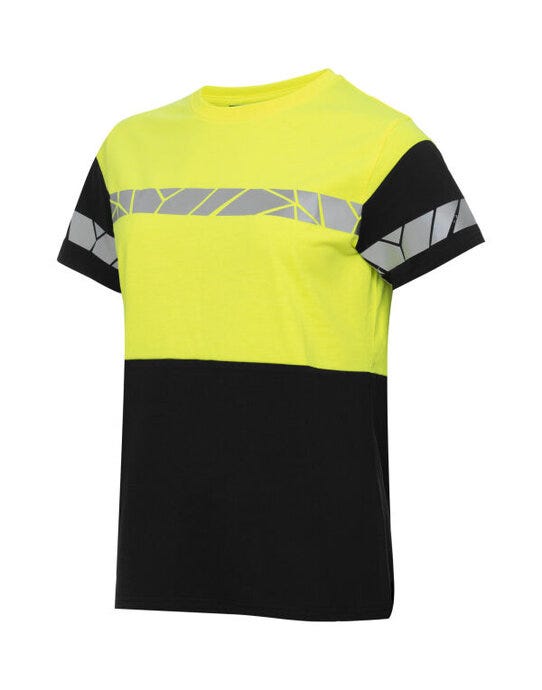 ProJob Workwear ProJob Progression 7005 Ladies T-Shirt - Black/Yellow