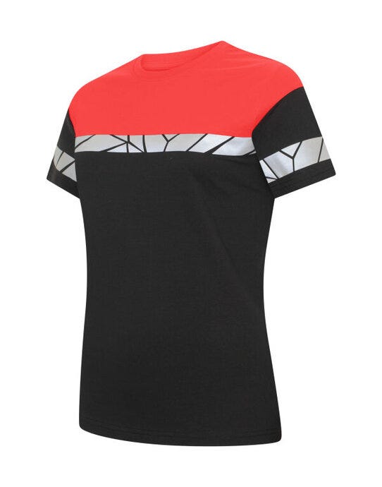 ProJob Workwear ProJob Progression 7005 Ladies T-Shirt - Black/Red