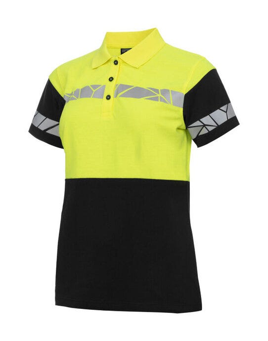 ProJob Workwear ProJob Progression 7006 Ladies Pique - Black/Yellow