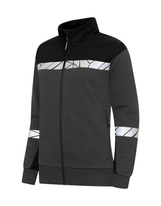 ProJob Workwear ProJob Progression 7105 Ladies FZ Sweat - Grey/Black