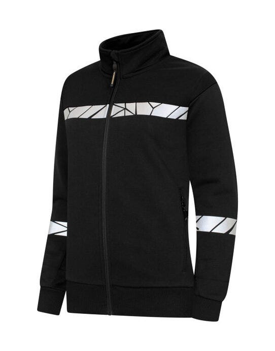 ProJob Workwear ProJob Progression 7105 Ladies FZ Sweat - Black/Black