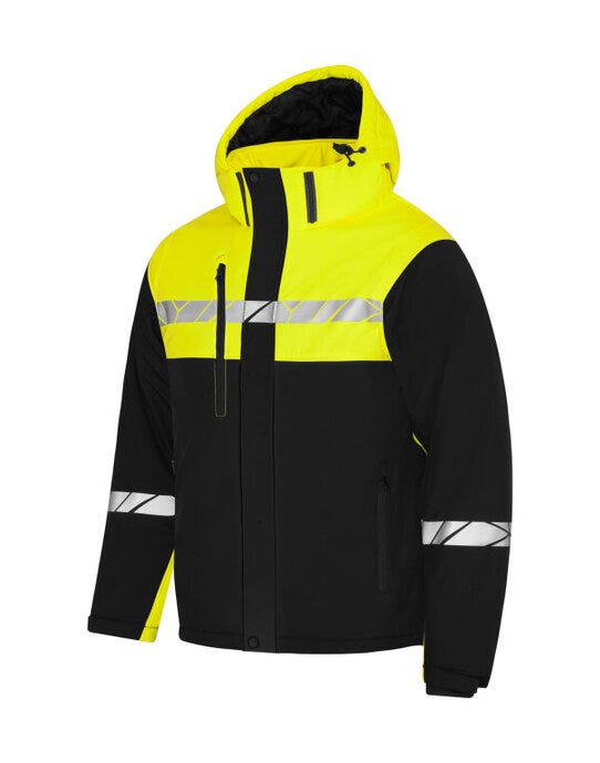 ProJob Workwear ProJob Progression 7415 Padded Jkt - Black/Yellow