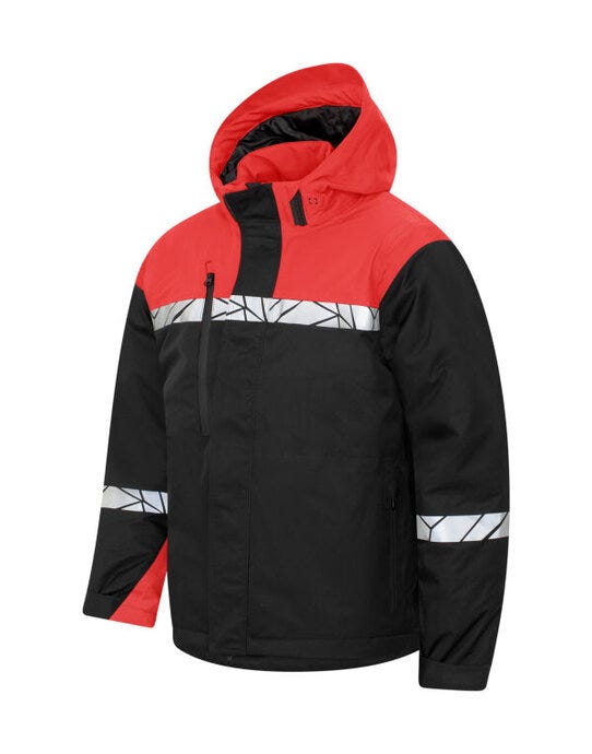 ProJob Workwear ProJob Progression 7415 Padded Jkt - Black/Red