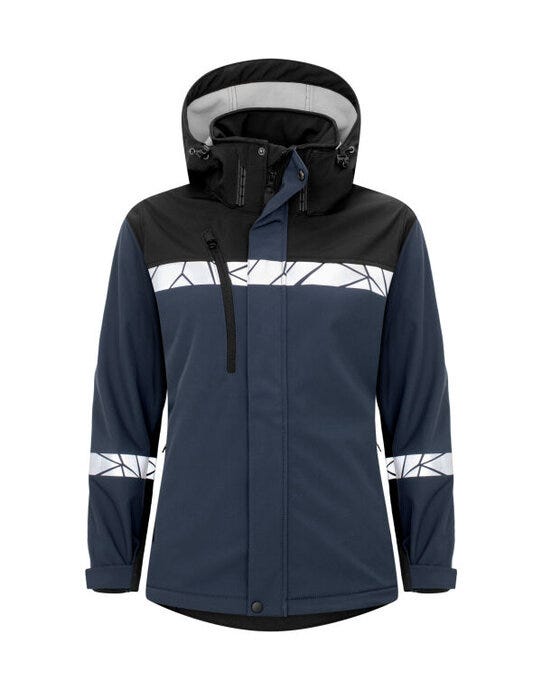 ProJob Workwear ProJob Progression 7417 Ladies Softshell - Navy/Black
