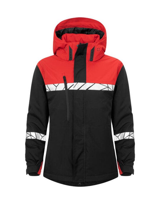 ProJob Workwear ProJob Progression 7420 Ladies Funct Jkt - Black/Red