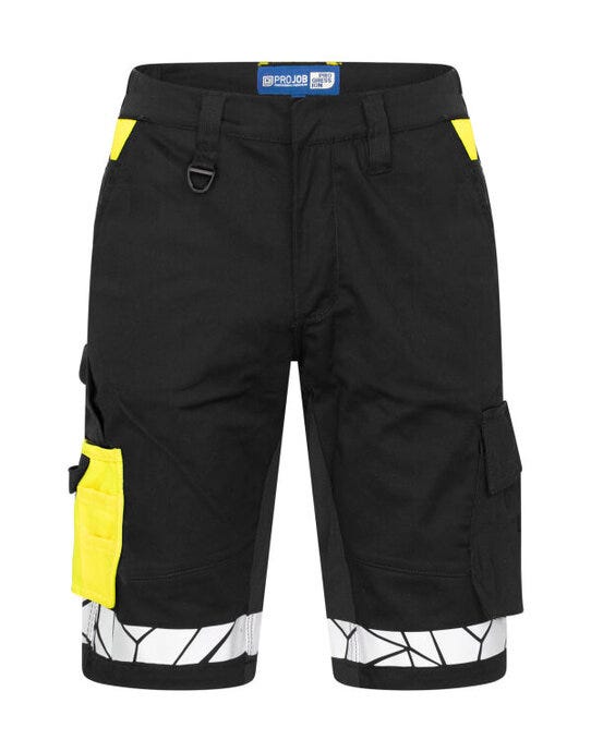 ProJob Workwear ProJob 7510 Work Shorts - Black/Yellow