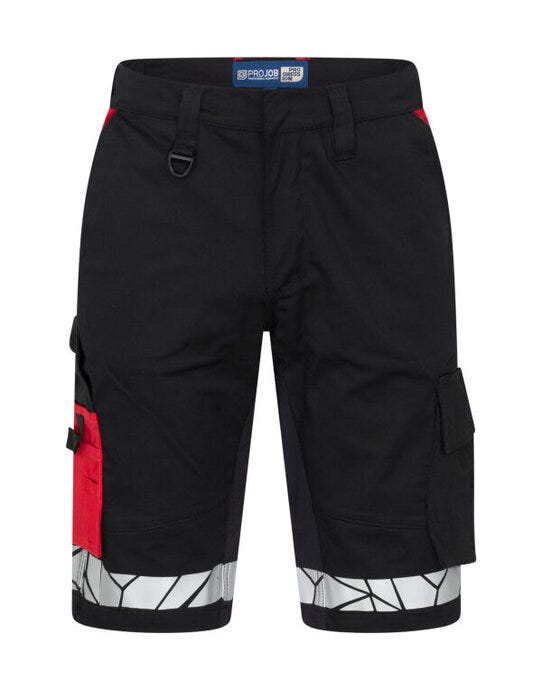 ProJob Workwear ProJob 7510 Work Shorts - Black/Red