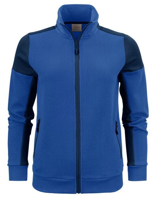 Printer Prime Ladies Full Zip Sweat - Cobalt/Navy