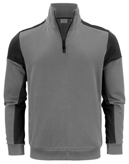 Printer Prime Half Zip Sweater - Anthracite/Black