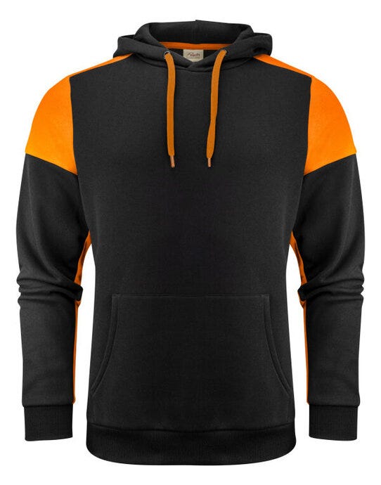 Printer Prime Hoodie - Black/Orange