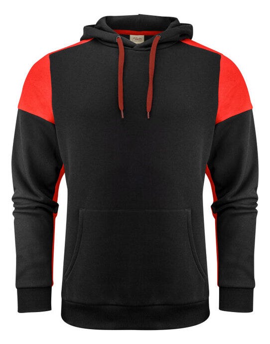 Printer Prime Hoodie - Black/Red
