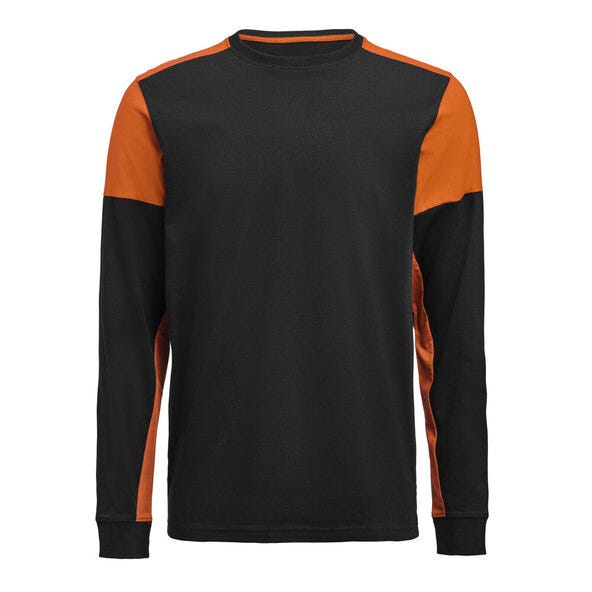 Printer Prime Long Sleeve T-Shirt - Black/Orange