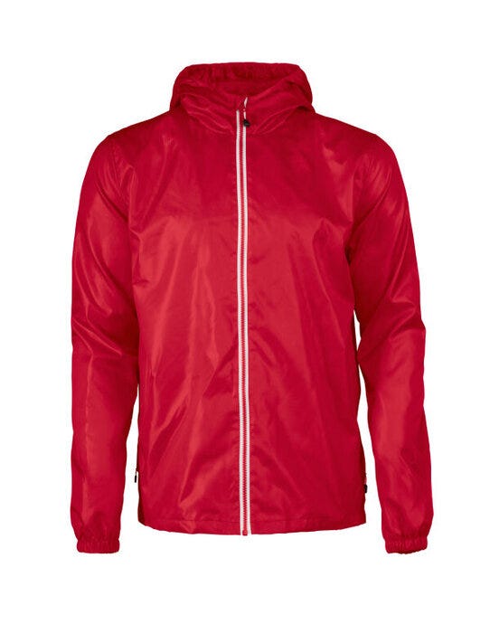 Printer Red Fastplant Windbreaker Jacket - Red
