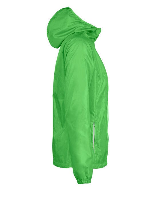 Printer Red Ladies Fastplant Windbreaker - Lime