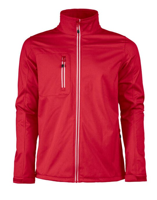 Printer Red Vert Softshell Jacket - Red