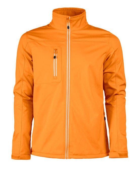 Printer Red Vert Softshell Jacket - Bright Orange