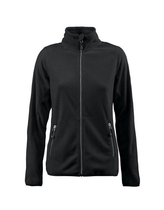 Printer Red Ladies Twohand Microfleece - Black