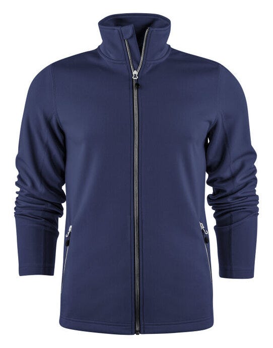 Printer Red Powerslide Jacket - Navy
