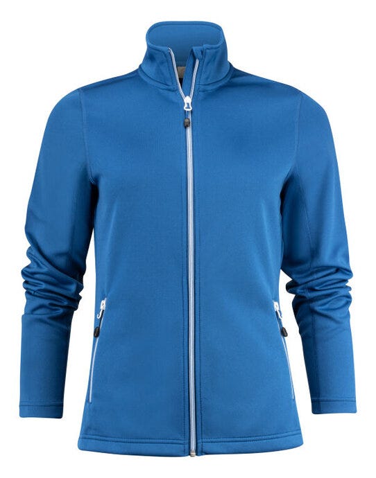 Printer Red Ladies Powerslide Jacket - Bright Blue