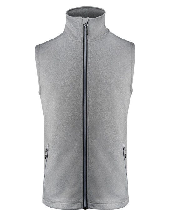 Printer Red Powerslide Vest - Grey Melange
