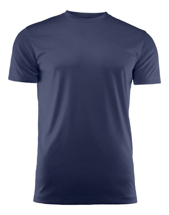 Printer Red Run Active T-Shirt - Navy