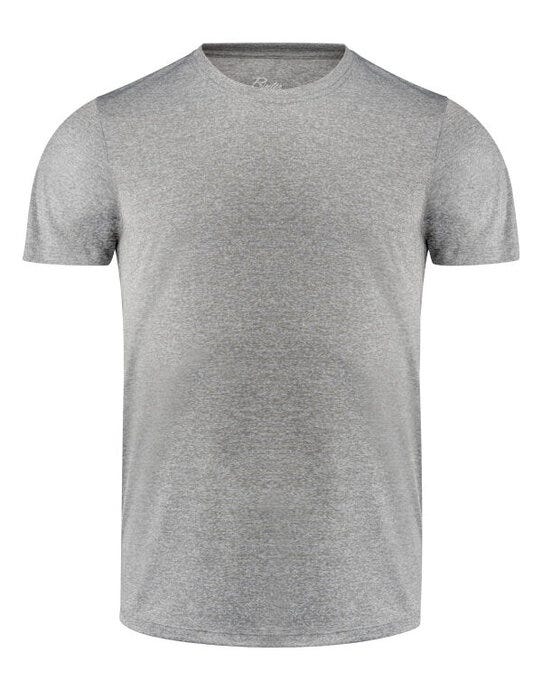 Printer Red Run Active T-Shirt - Grey Melange