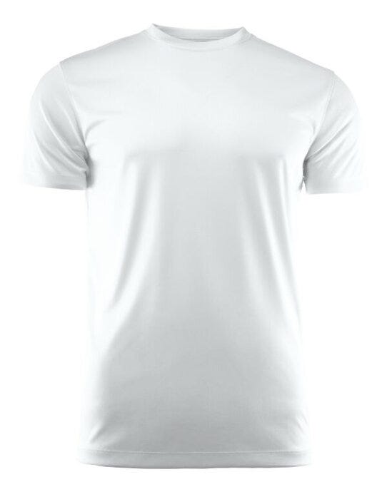 Printer Red Run JR T-Shirt - White