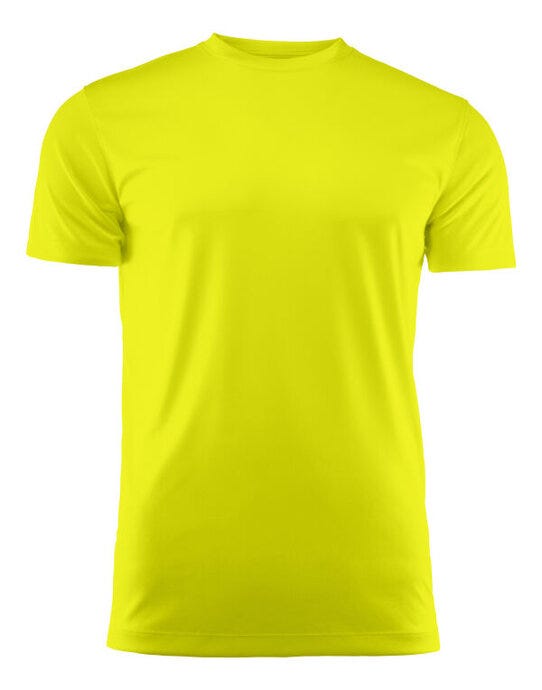 Printer Red Run JR T-Shirt - Bright Yellow