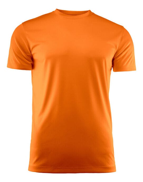 Printer Red Run JR T-Shirt - Bright Orange