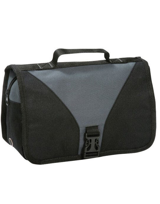 Shugon Bristol Folding Toiletry Bag - Dark Grey/Black
