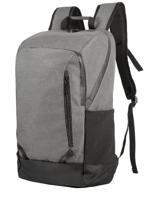 Shugon Jerusalem Laptop Bag - Dark Grey/Black