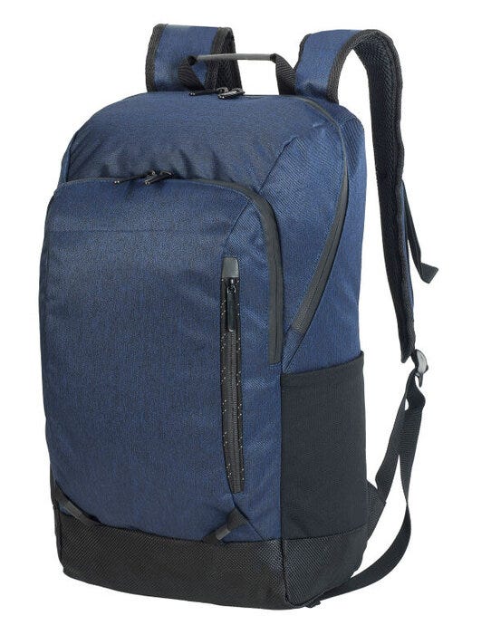 Shugon Jerusalem Laptop Bag - Indigo Blue/ Black
