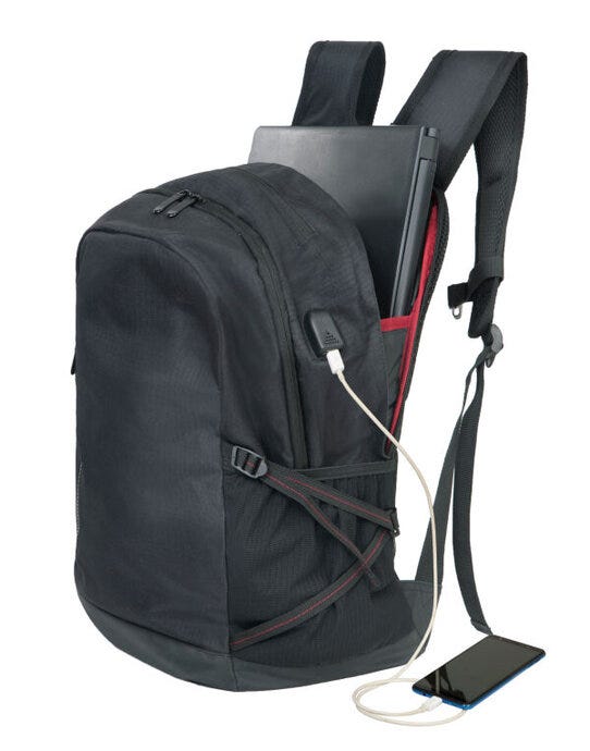 Shugon Leipzig Laptop Backpack - Black/Black