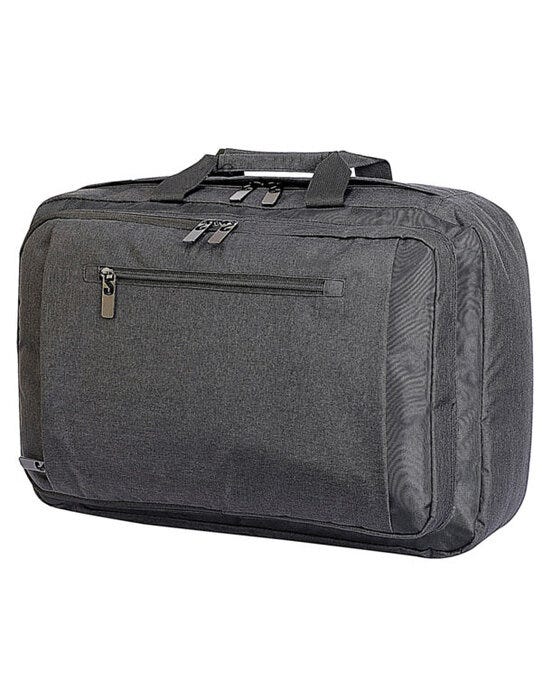 Shugon Bordeaux Laptop Briefcase - Charcoal/Black