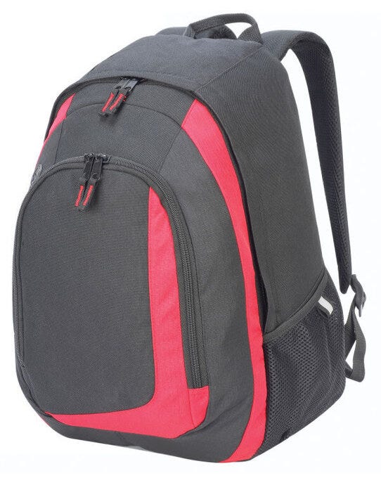 Shugon Geneva Backpack - Black/Red