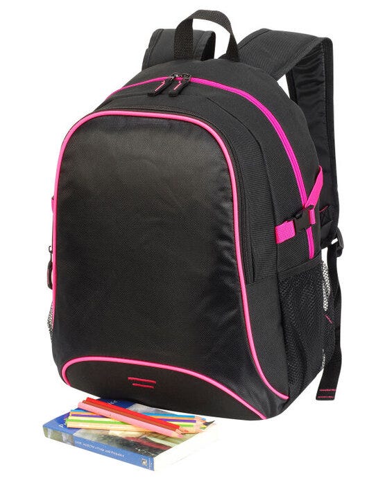 Shugon Osaka Backpack - Black/Hot Pink