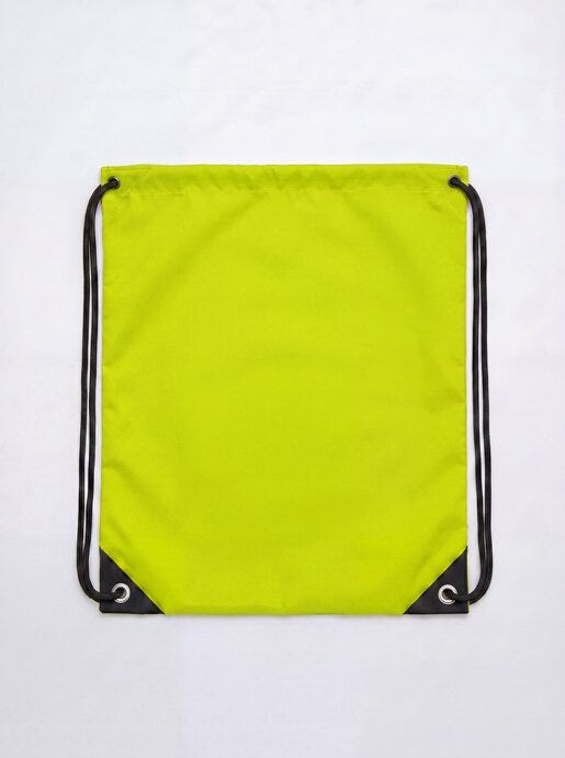 United Bags UB Crest Drawstring Gymsac - Light Green