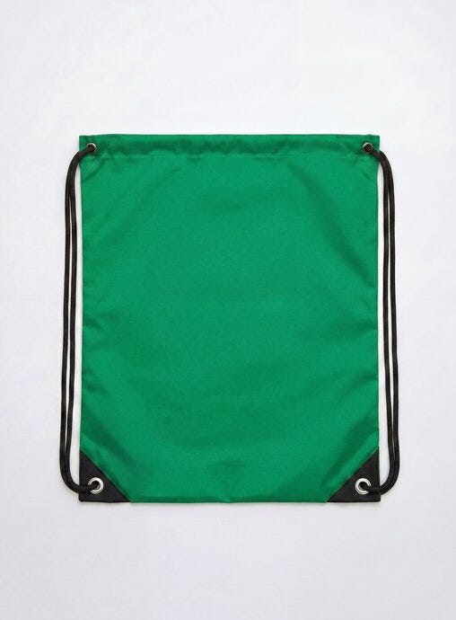 United Bags UB Crest Drawstring Gymsac - Dark Green