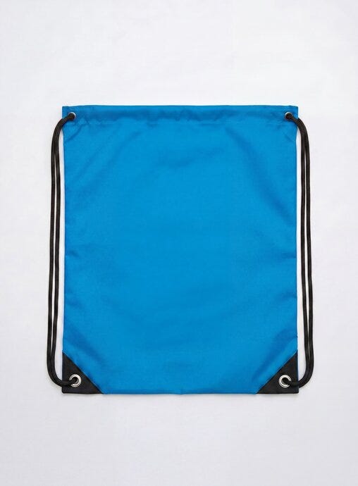 United Bags UB Crest Drawstring Gymsac - Royal