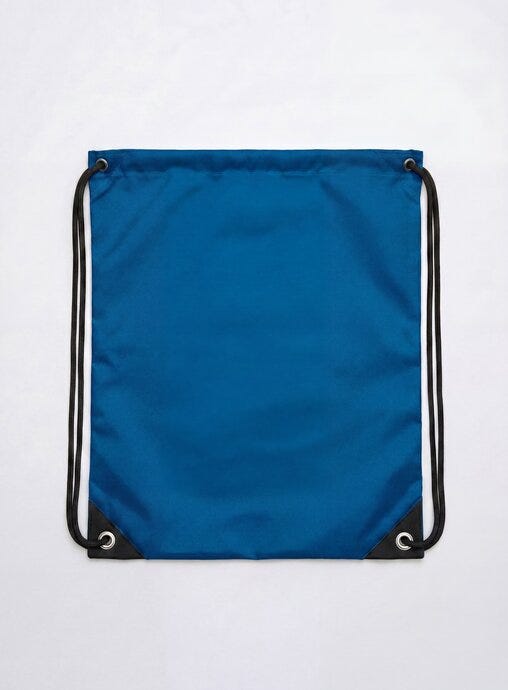 United Bags UB Crest Drawstring Gymsac - Ocean Blue