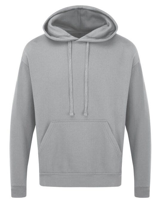 Ultimate Clothing Collection UCC Everyday Hooded Sweat - Heather Grey