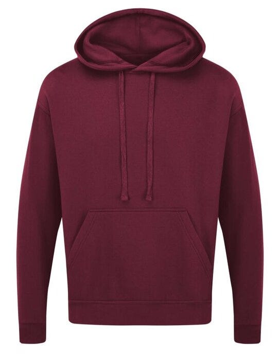 Ultimate Clothing Collection UCC Everyday Hooded Sweat - Burgundy