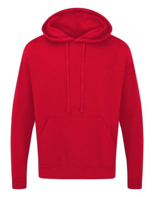 Ultimate Clothing Collection UCC Everyday Hooded Sweat - Red