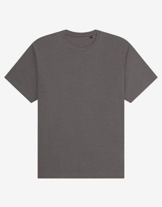 UCC Label Free Collection Organic Heavy T-Shirt - Smoke